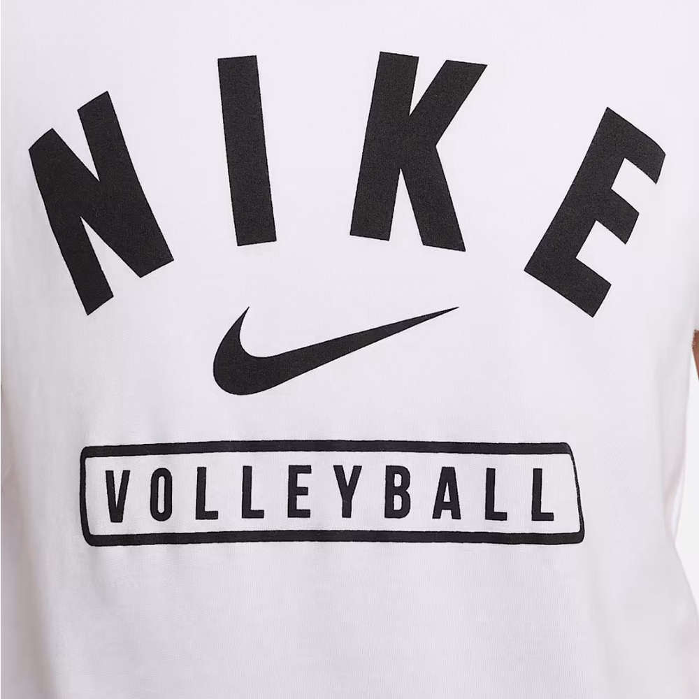 NWT Nike Kids White Volleyball Tee Size Medium
